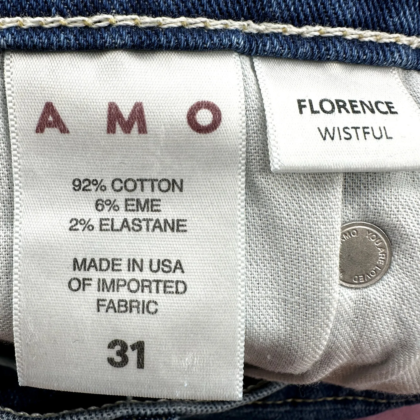 Amo Florence Pleated Jeans Wide Leg 5 - Image 4