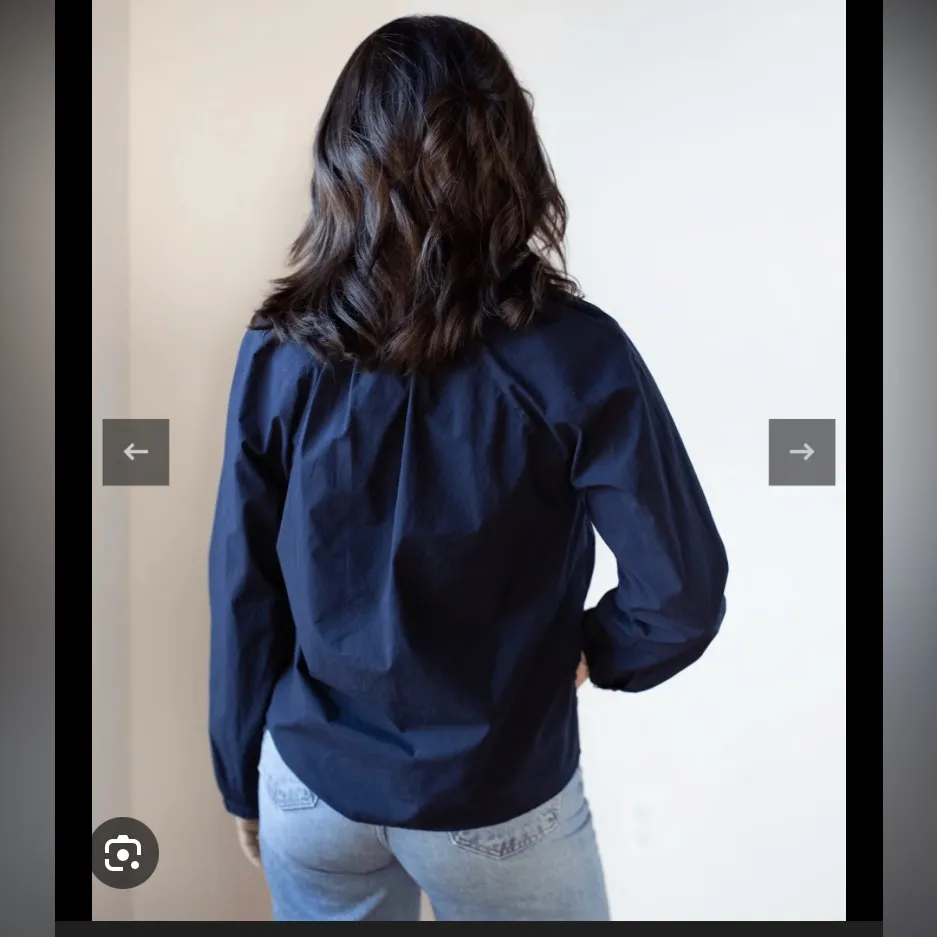 Navy Blue A SHIRT THING
PENELOPE CABO TOP
$248.00 cotton luxury winter casual Size undefined - Image 3