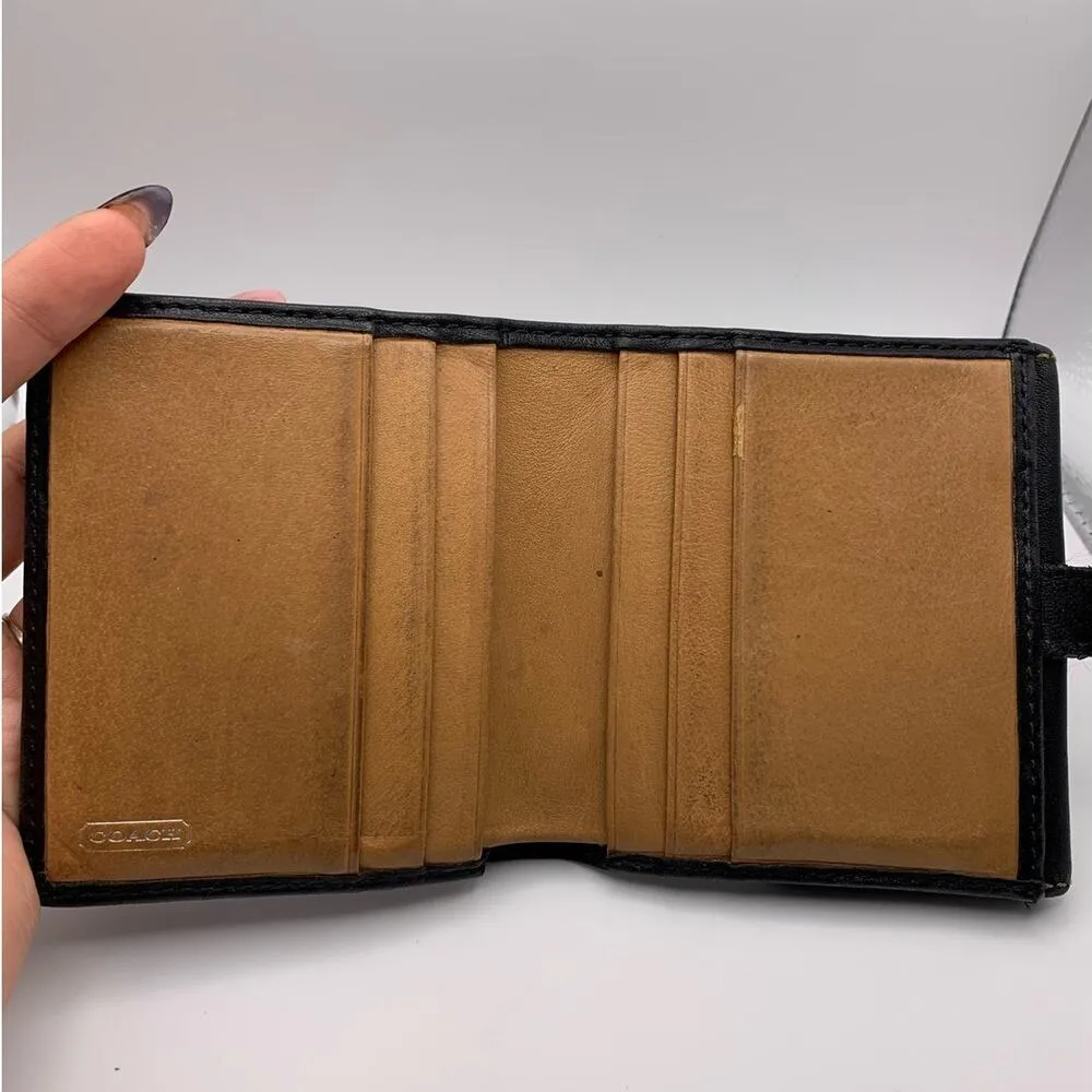 COACH Black Med Wallet - Image 5