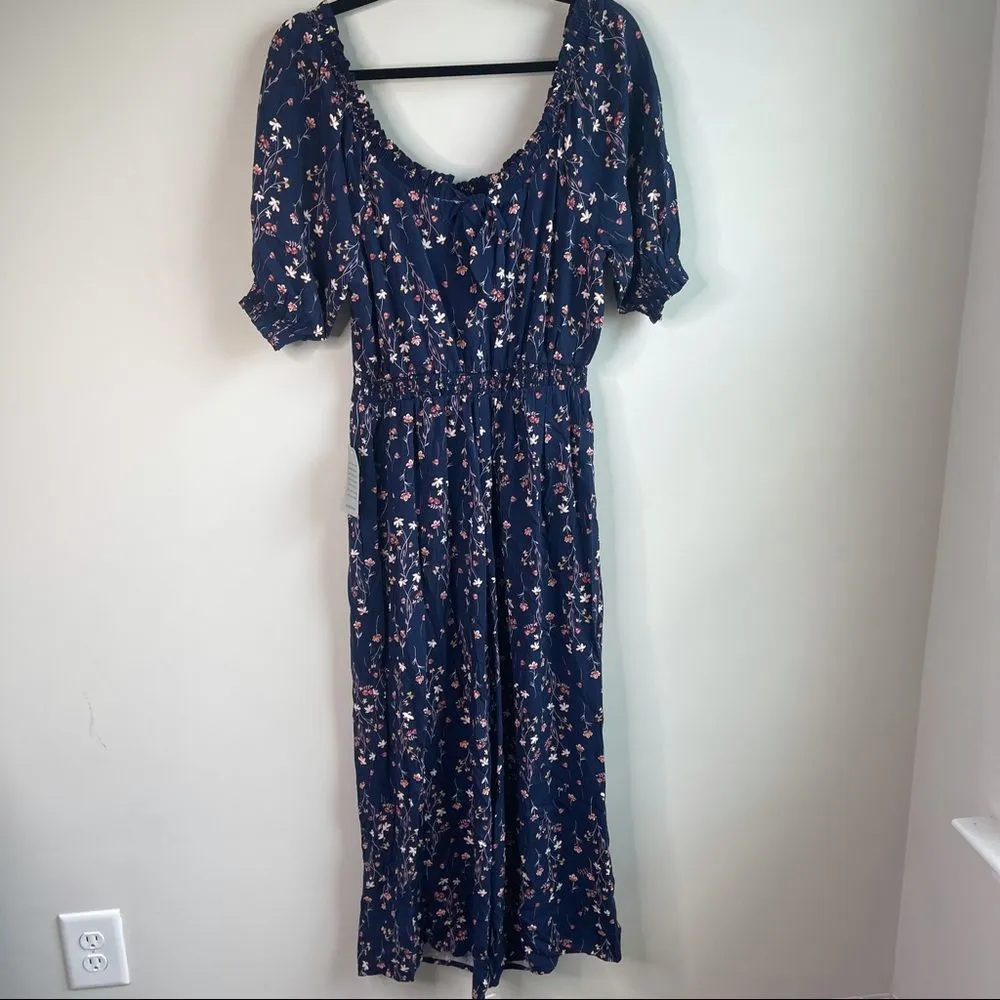 Gal Meets‎ Glam blue floral Violet jumpsuit size 2 - Image 5