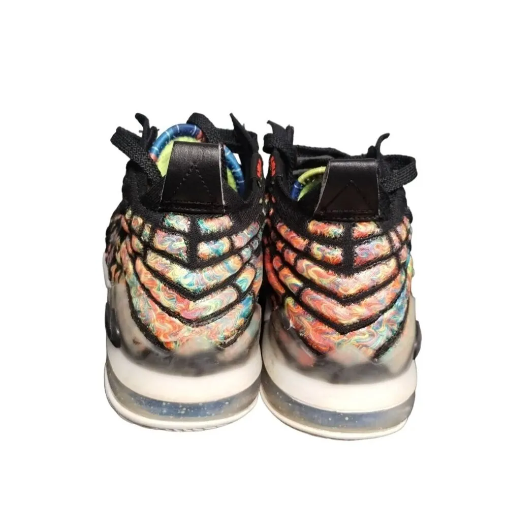 Lebron James Nike Women's Black/Multicolor Sneakers Size 6.5Y SKU 1895 Black - Image 2