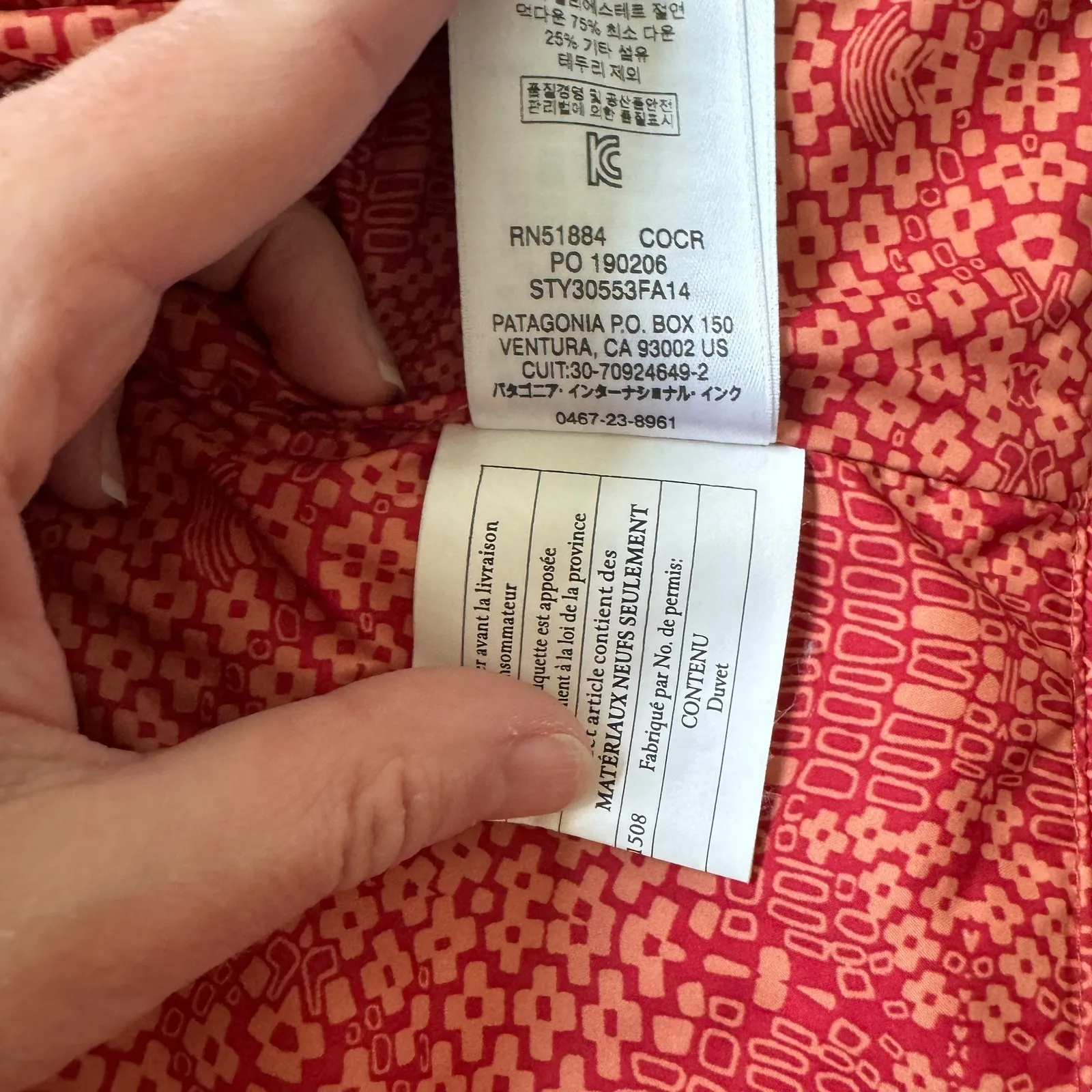 Patagonia Down Coat Red - Image 12