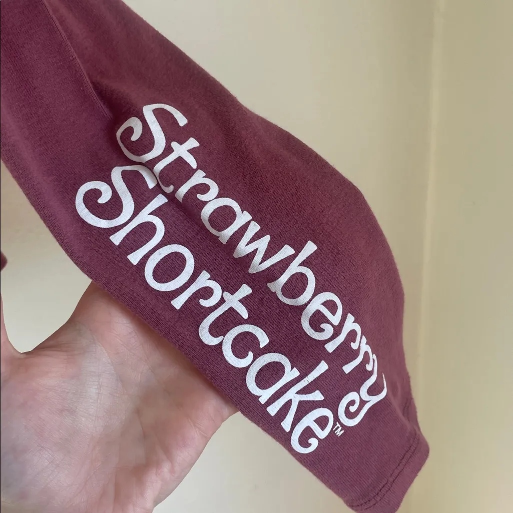 Strawberry Shortcake Graphic Long Sleeve Pink Size M - Image 3