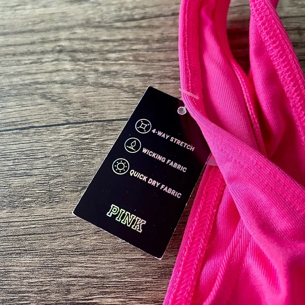 Victoria’s Secret Pink Hot Pink Sports Top - Image 4