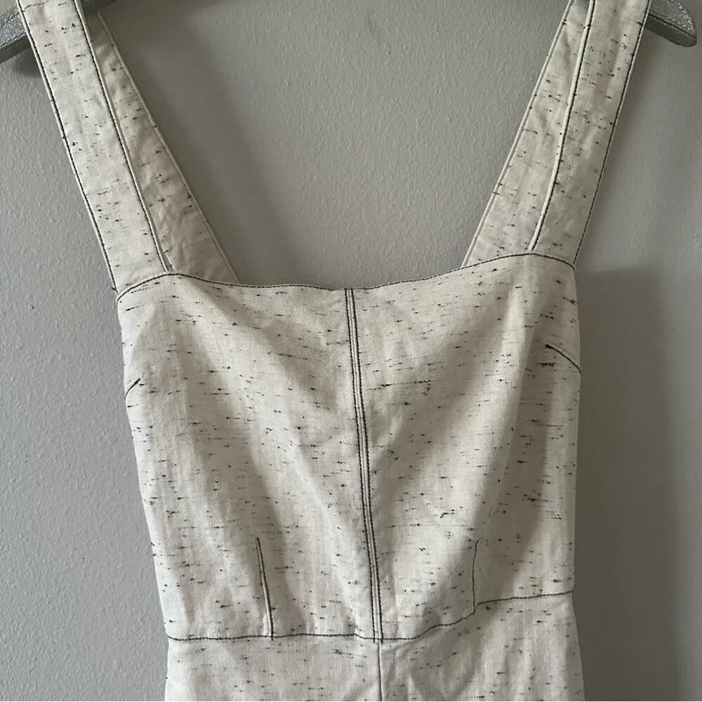 Urban Outfitters Cream Cross Back Romper NEW - Image 2