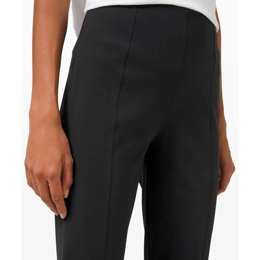 Lululemon Here to There High-Rise Crop Black Size 4 Trouser Work Career Travel - Image 2