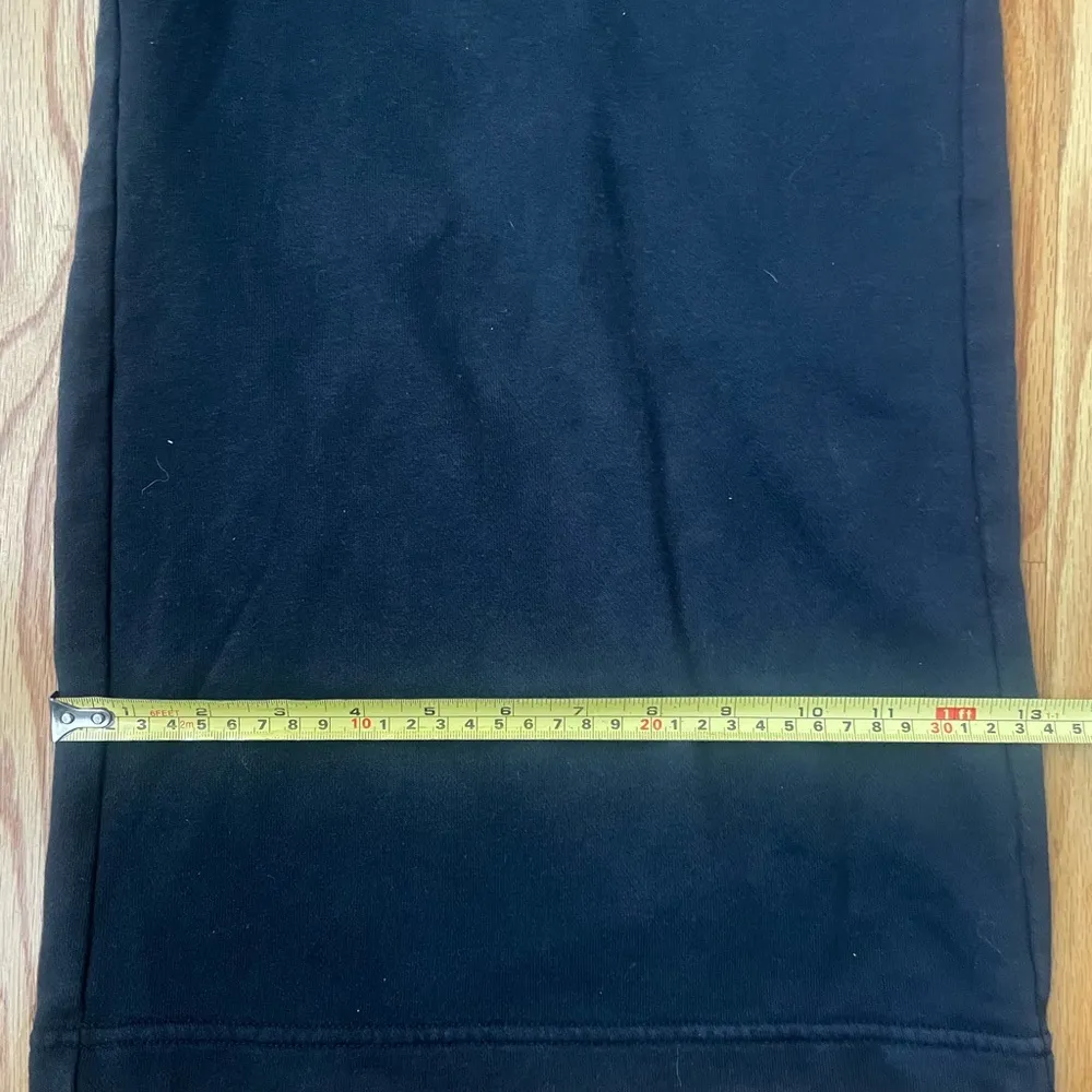 Nike Sportswear Club French Terry Romper Jumpsuit Crop Gaucho Wide Leg Black - Image 14