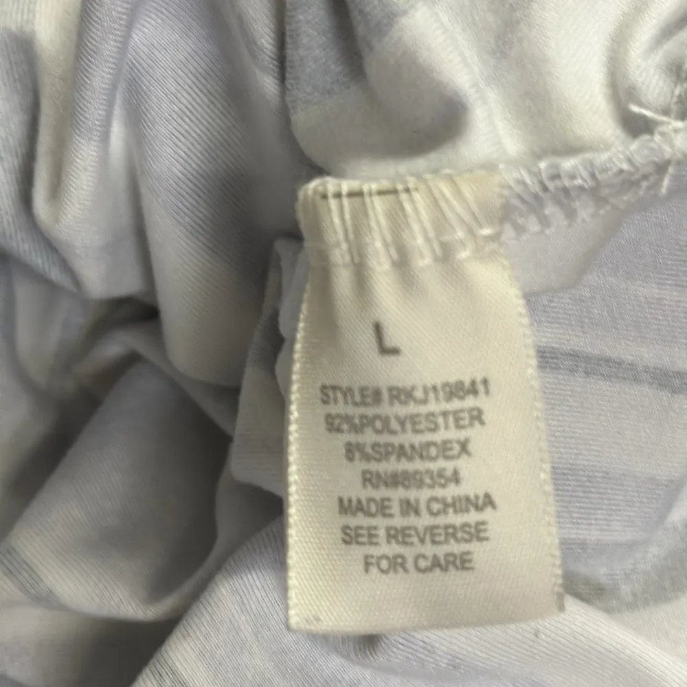 Ultra Flirt Purple and White Striped Sleeveless Shorts Romper Womens Large - Image 11