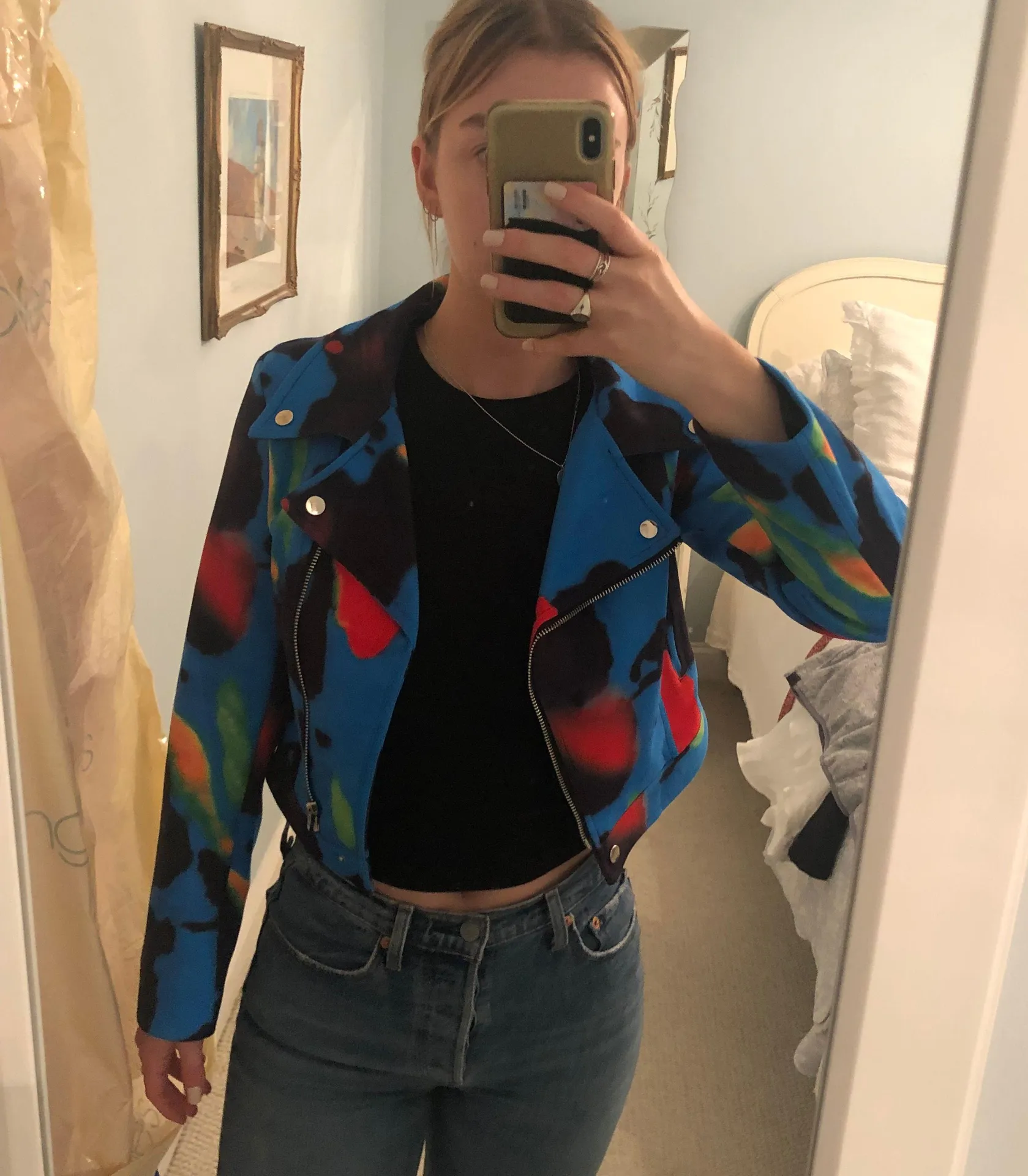 Love Highlight Colorful Moto Jacket - Image 3