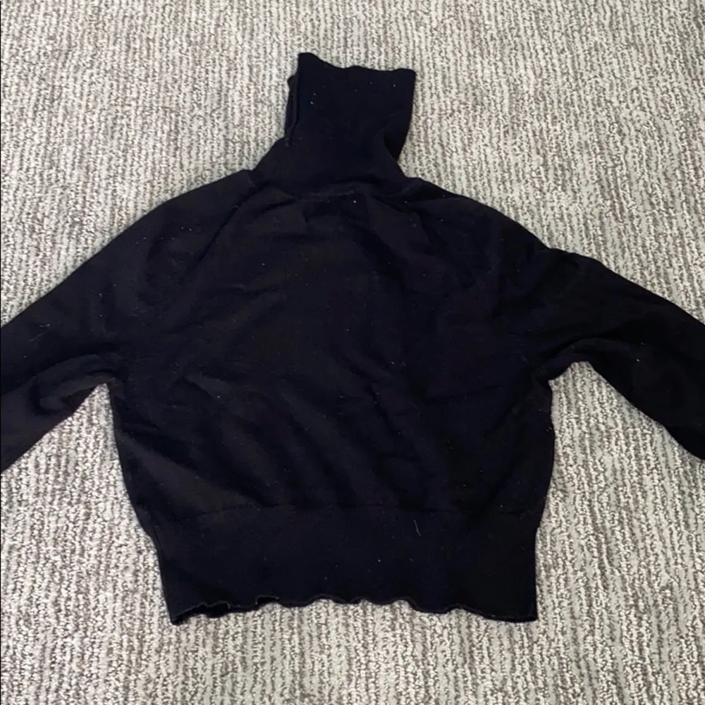 Privacy Please Cropped Turtleneck Sweater - Image 8