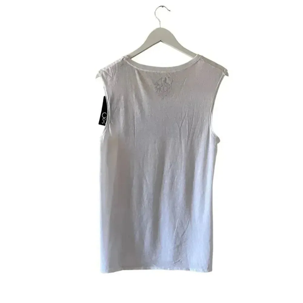 CHASER REVOLVE VINTAGE JERSEY “ Cheers” SLEEVELESS TUNIC BEACHY  BOHO  SZ M - Image 10