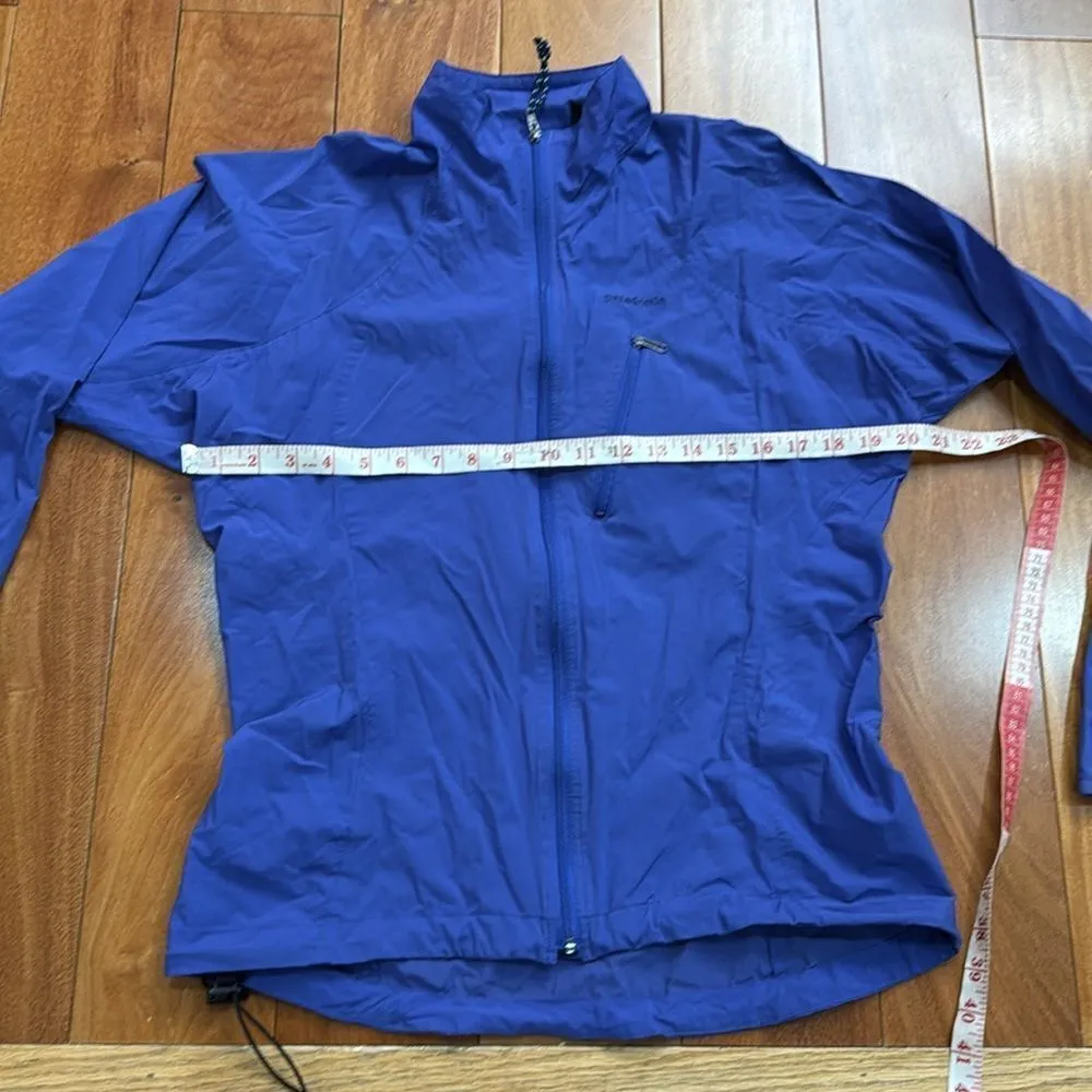 Patagonia Jacket Windbreaker Womens Purple Teal Blue Full Zip Up 24127 size M - Image 10