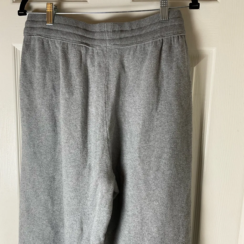 ZARA  Gray Wide-Leg with pockets Sweatpants Lounge Pants Size Large - Image 5
