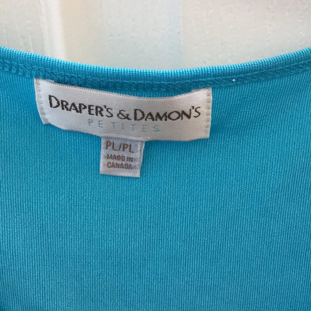 FINAL MARKDOWN Drapers and Damon’s v neck top petite large Size undefined - Image 3