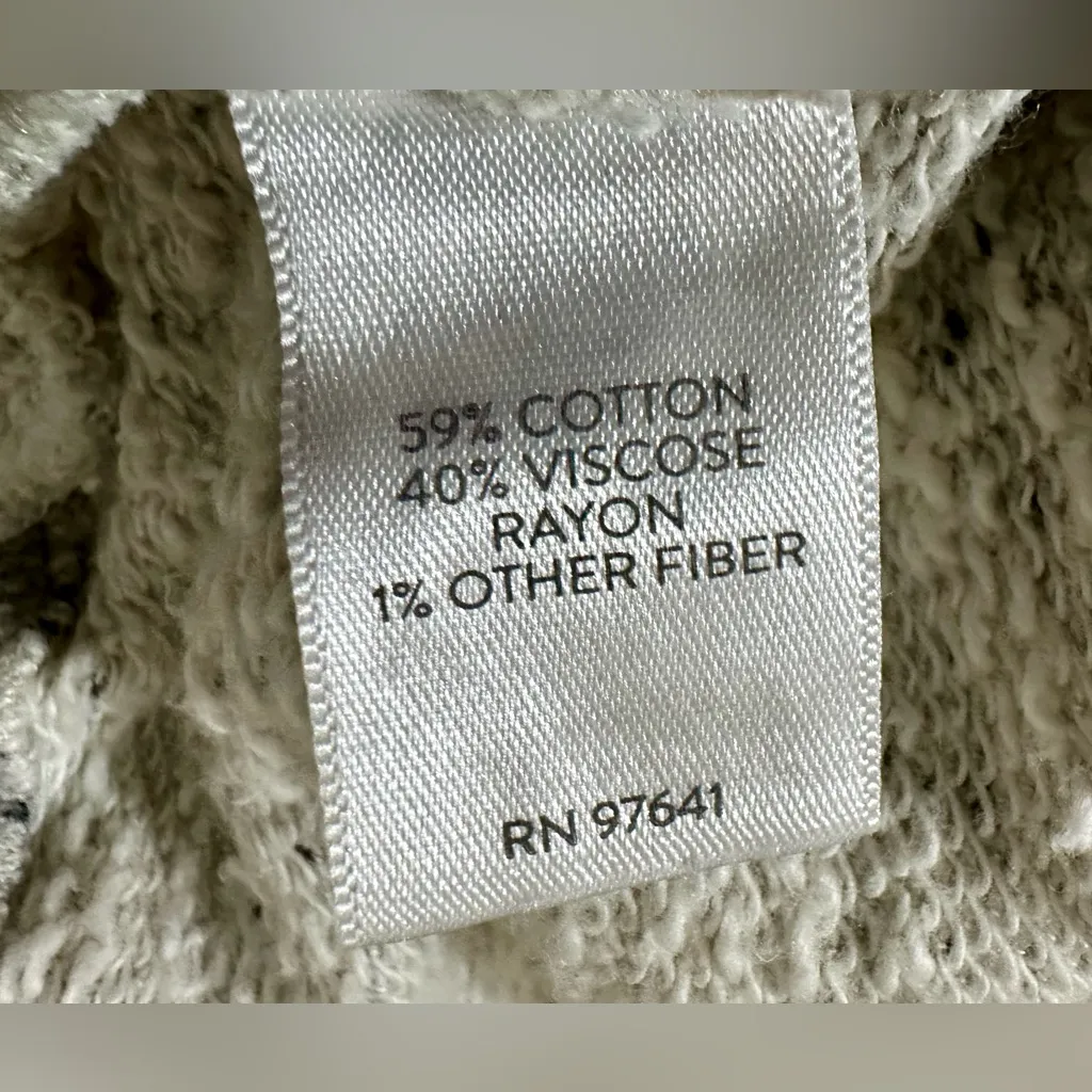 J. Jill PureJill Open Front Waterfall Drawstring Belted Cardigan Size Large Tan - Image 5