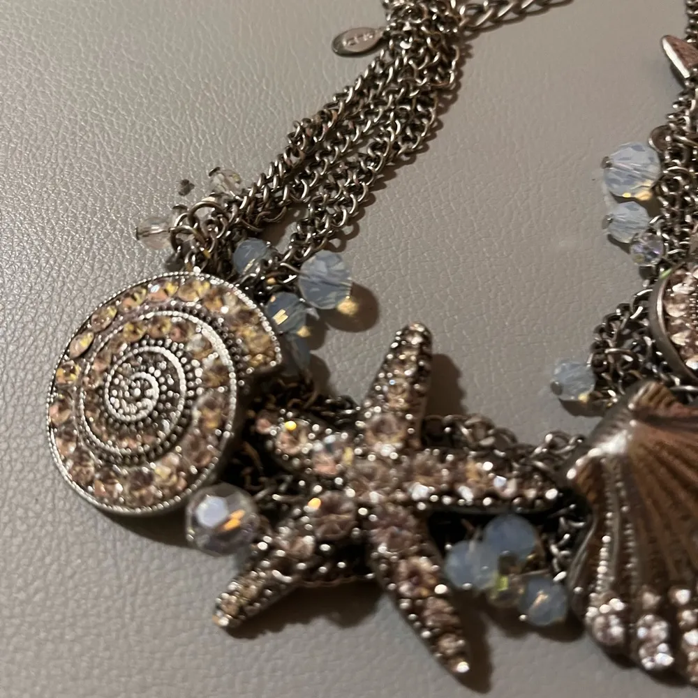 ALDO  collar fashion jewelry silver seashell starfish necklace - Image 2