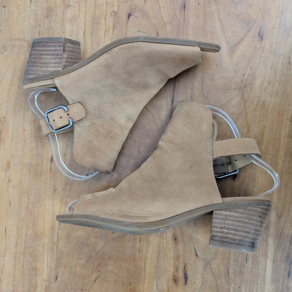 Lucky Brand Leather Brey Heels SIze 5.5 - Image 5