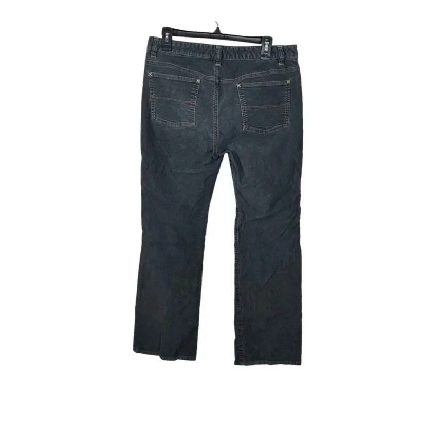 Vintage Ralph Lauren Polo Corduroy Bootcut Jeans | Dark Grey Y2K | Size 10 - Image 7