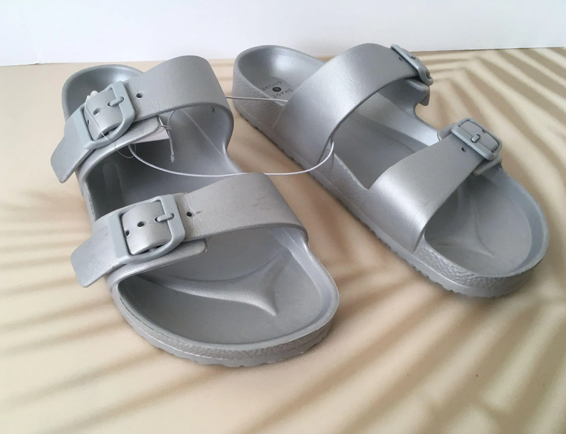 Silver Sandals, Size 11 - Image 3