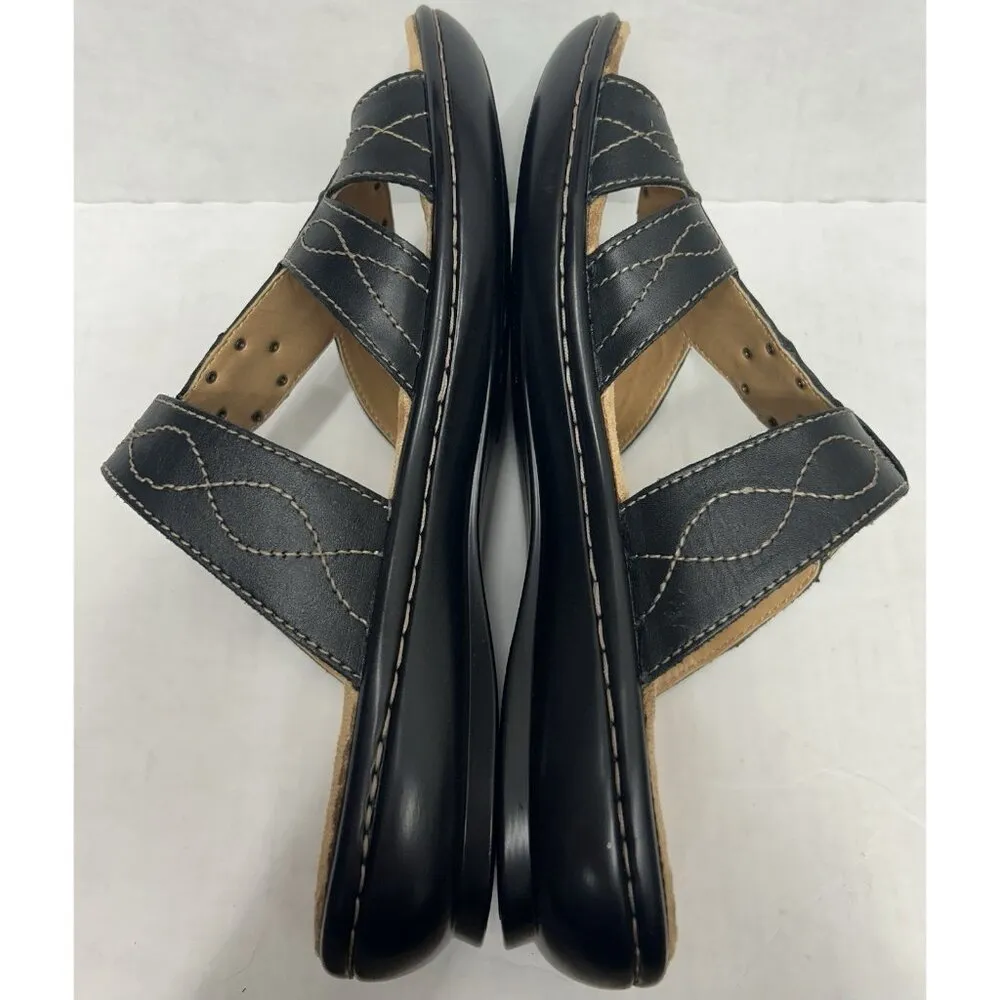 NEW Naturalizer Journie N5 Comfort Sandal Slides Womens Size 9.5M Black Casual - Image 7