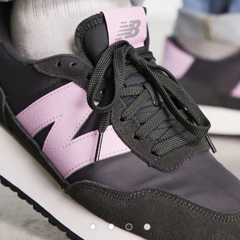 New Balance 237 Retro Sneaker Blacktop Pink/Lilac Cloud/White Sneaker Sz9.5 - Image 2