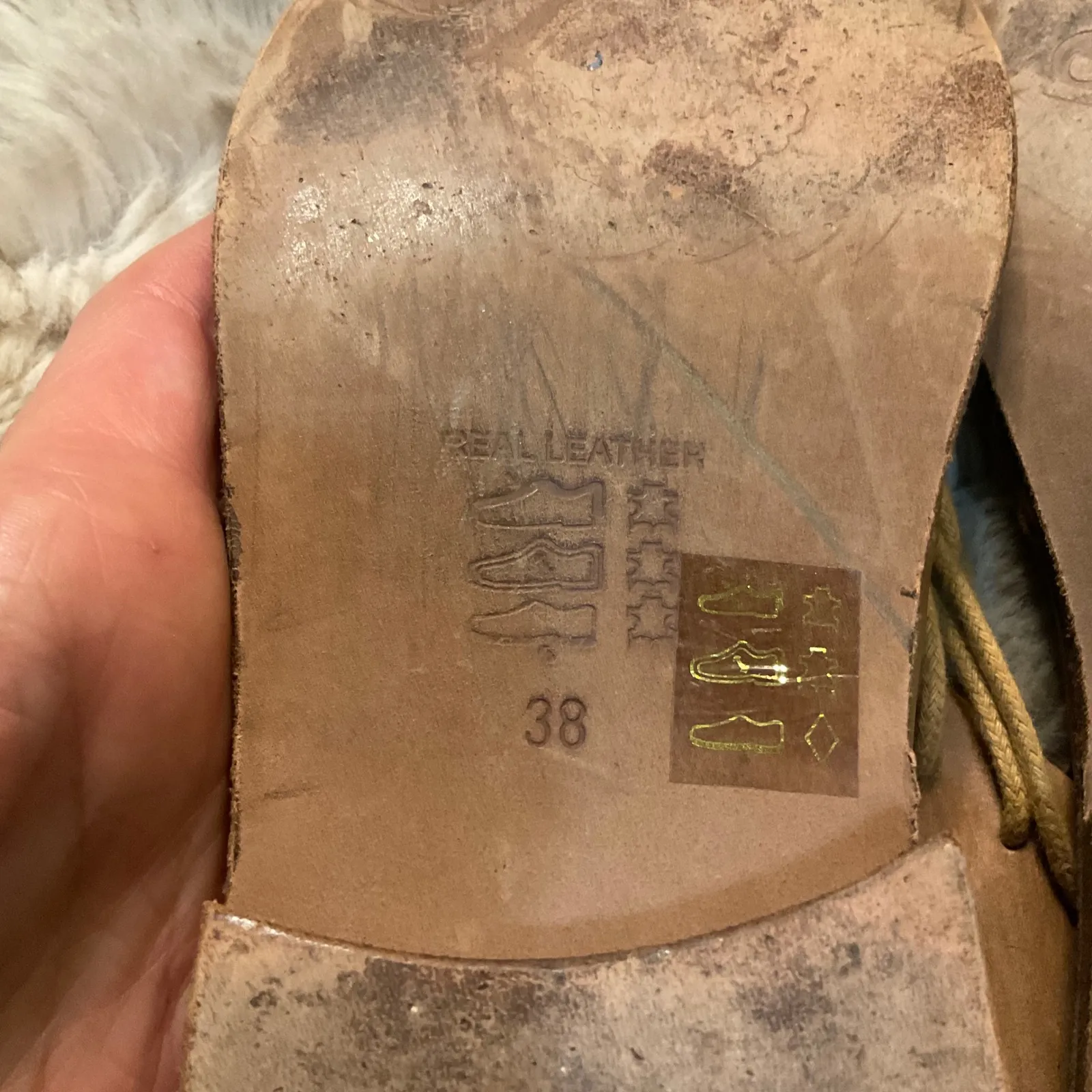 Free People Truxton Lace Boots Size 38 Leather Pointed Toe Women's Brown - Image 7