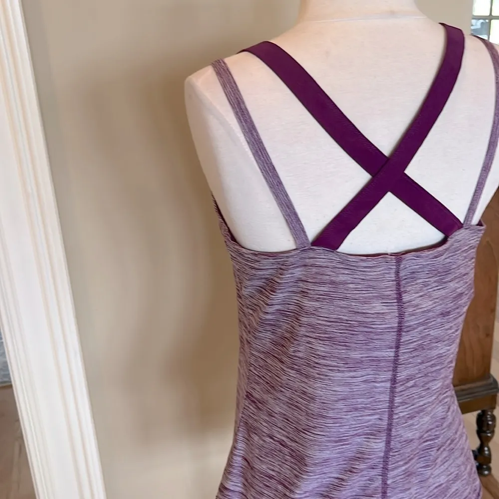 Purple Performance Tank with Bra Shelf Size undefined - Image 4