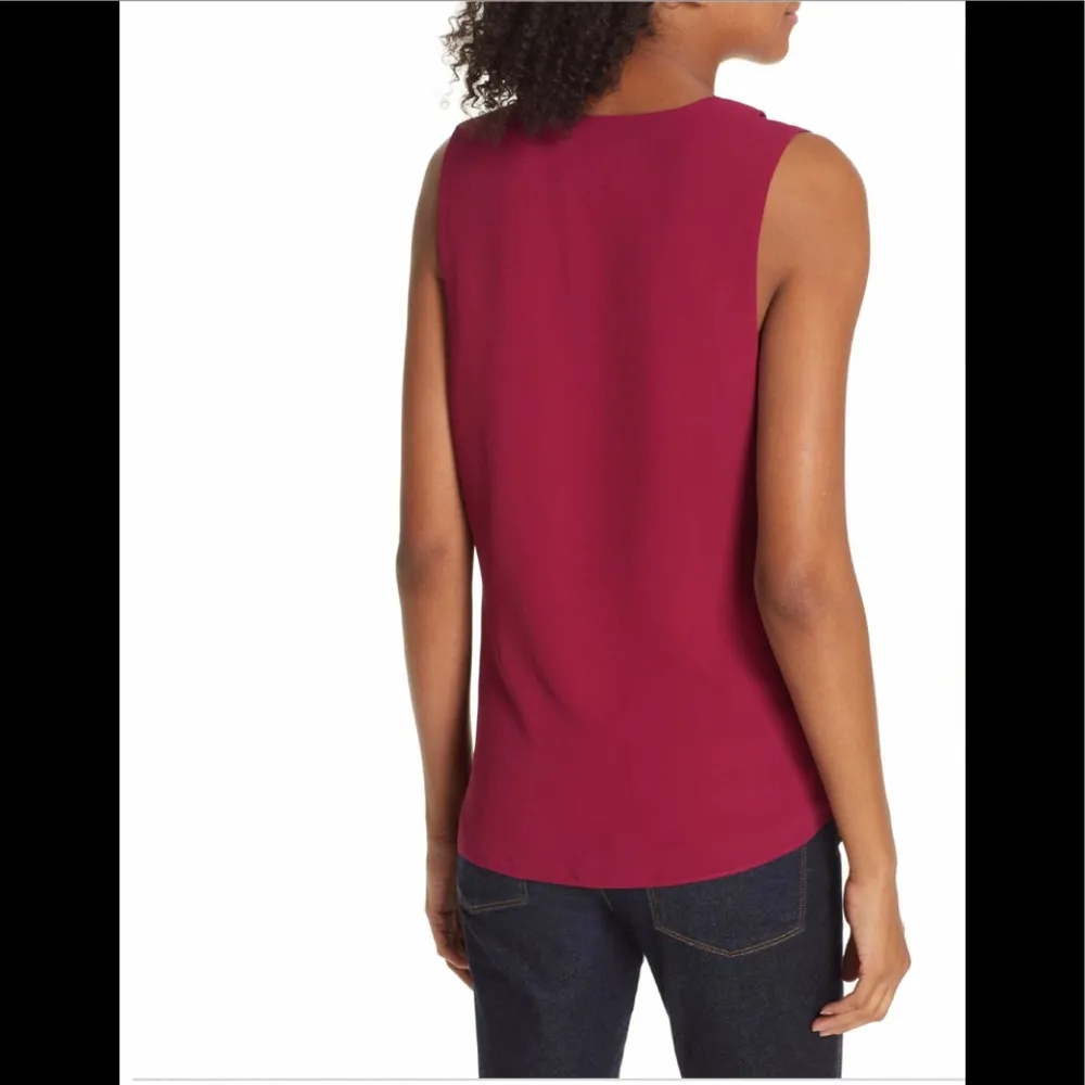 Cinq a Sept Abby V-Neck Twist Front Top - Image 5