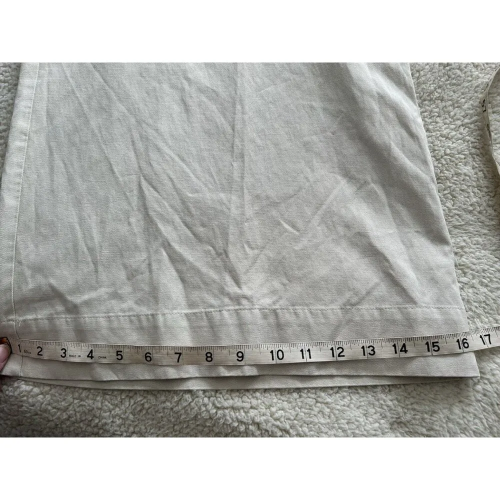 Madewell Jumpsuit Drapey Twill Sleeveless Wide-Leg Tank Muted Stone Size 10 - Image 14