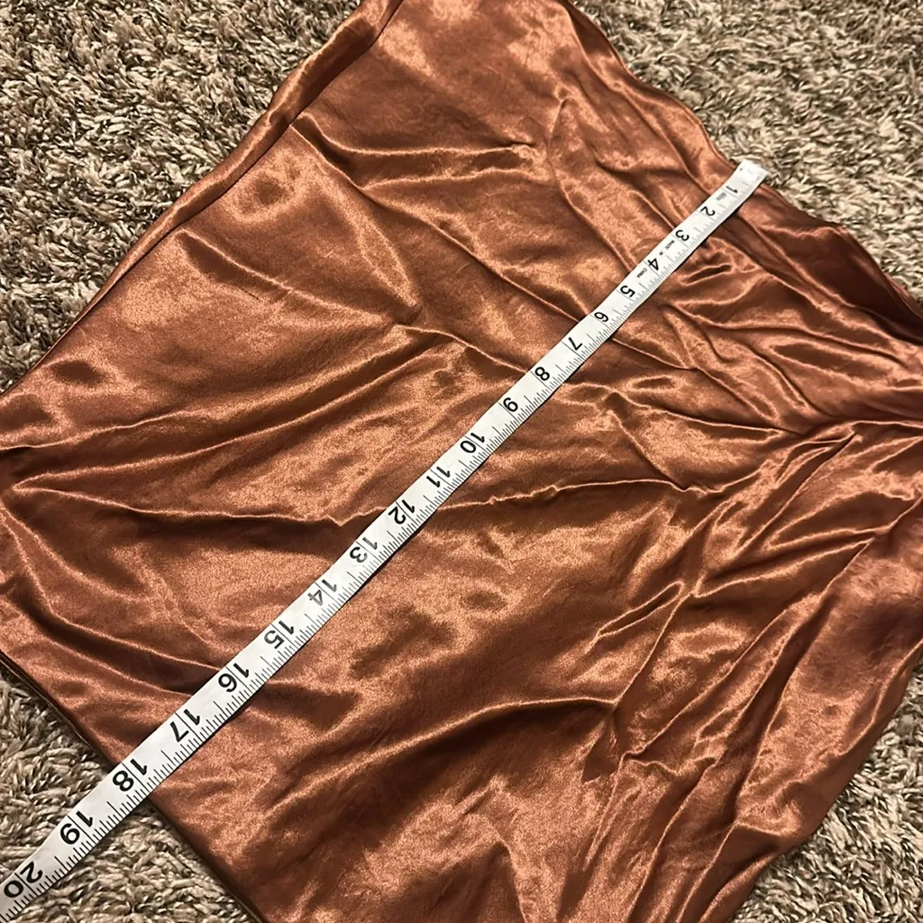 Babaton Aritzia Slip Skirt Brown Size 4 - Image 7