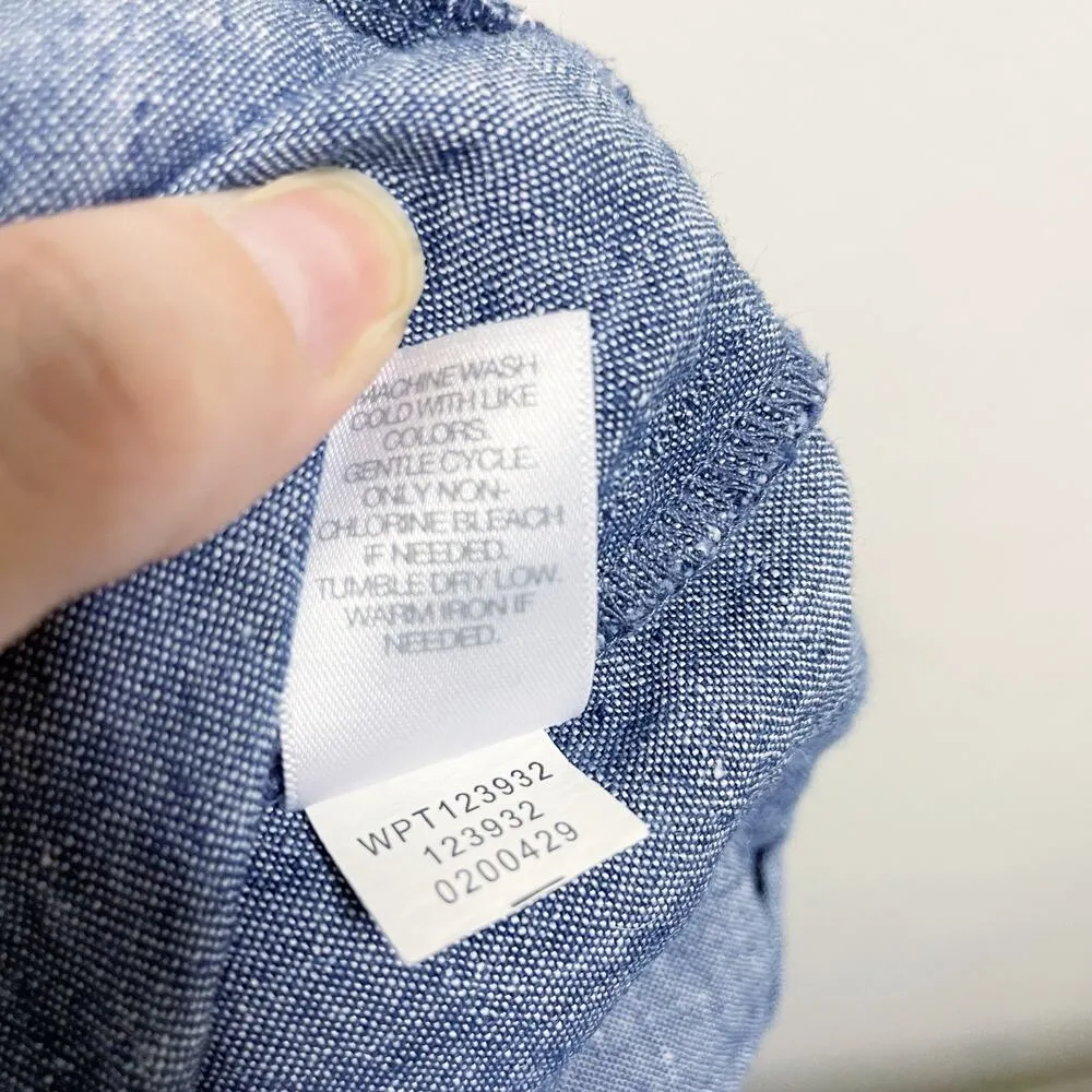 J. Jill Blue Linen Pants - Image 9