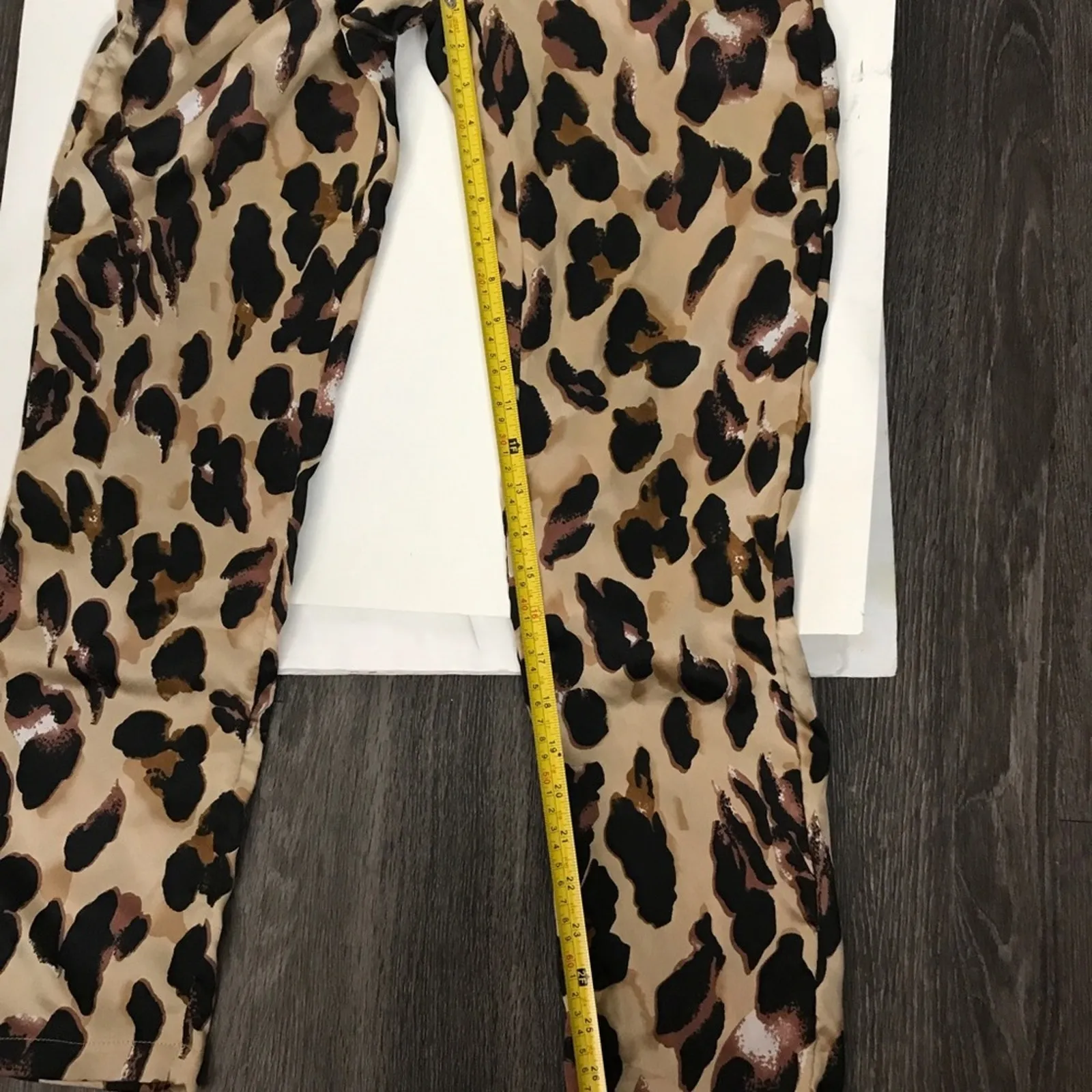 Nasty Gal So Fierce Leopard Pants 6 Dopamine Animal Print Mobwife Bratz Casual - Image 4