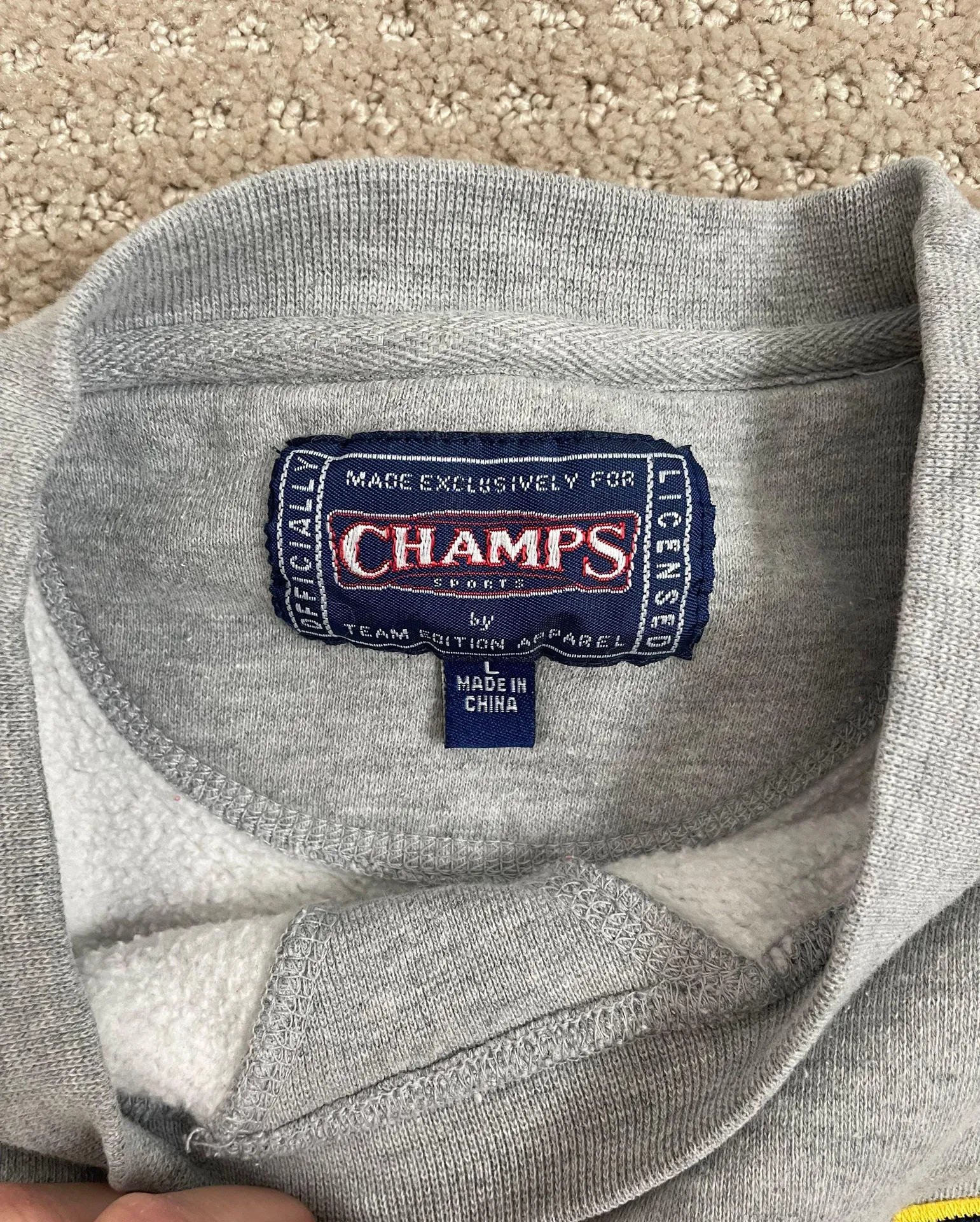 Michigan Sweatshirt Gray Size L - Image 2