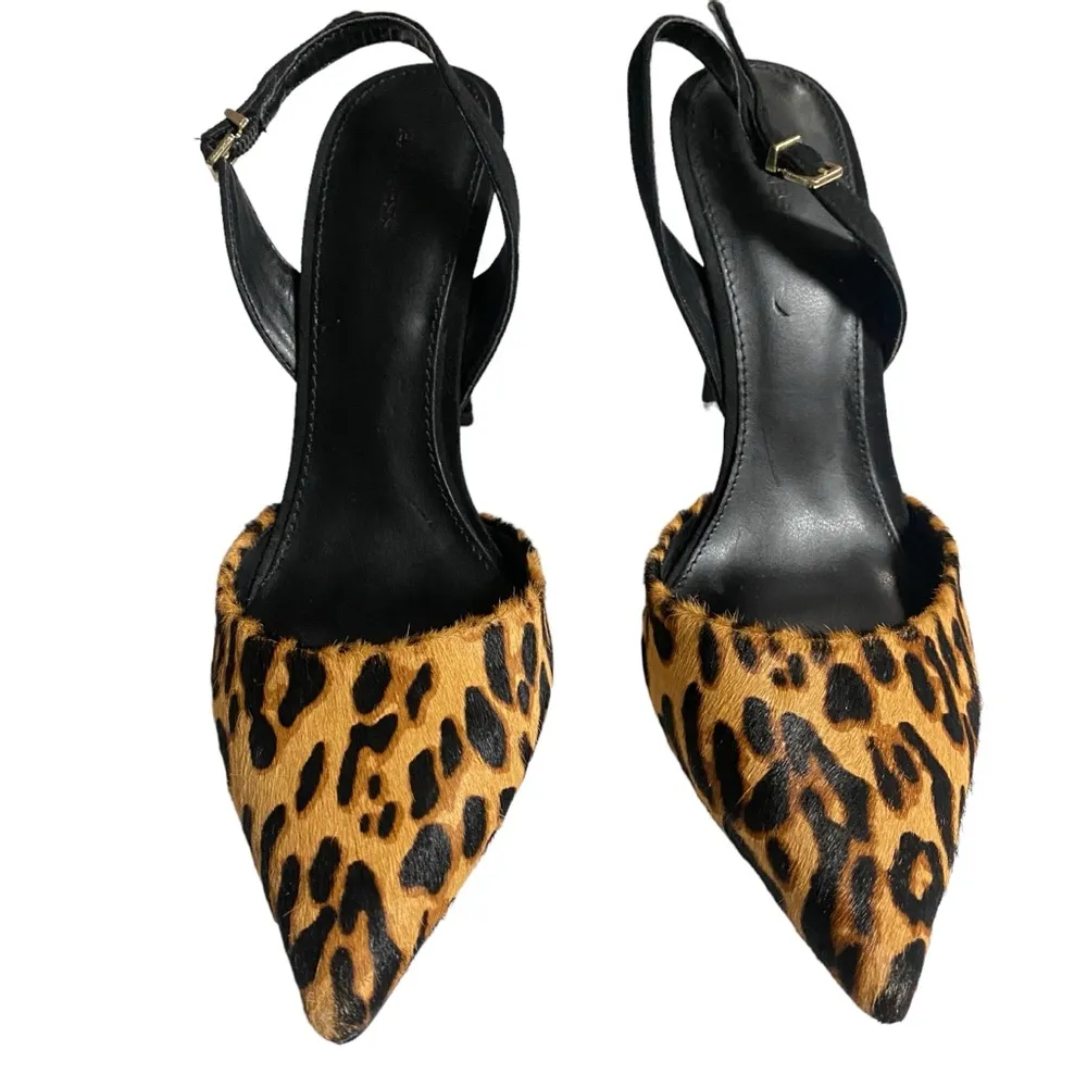 Express Leopard Print High Heel Sandal Sz 10 - Image 3