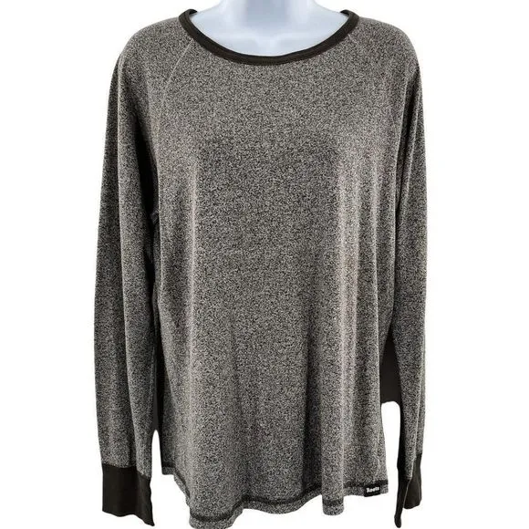 Roots Canada Marled Long Sleeve Shirt Sweatshirt Pullover Top XS - Image 18