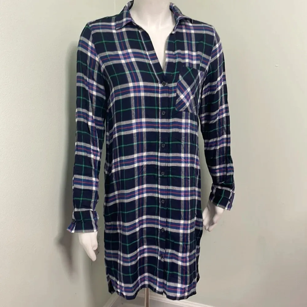 Gap Pendleton Plaid Shirtdress medium - Image 5