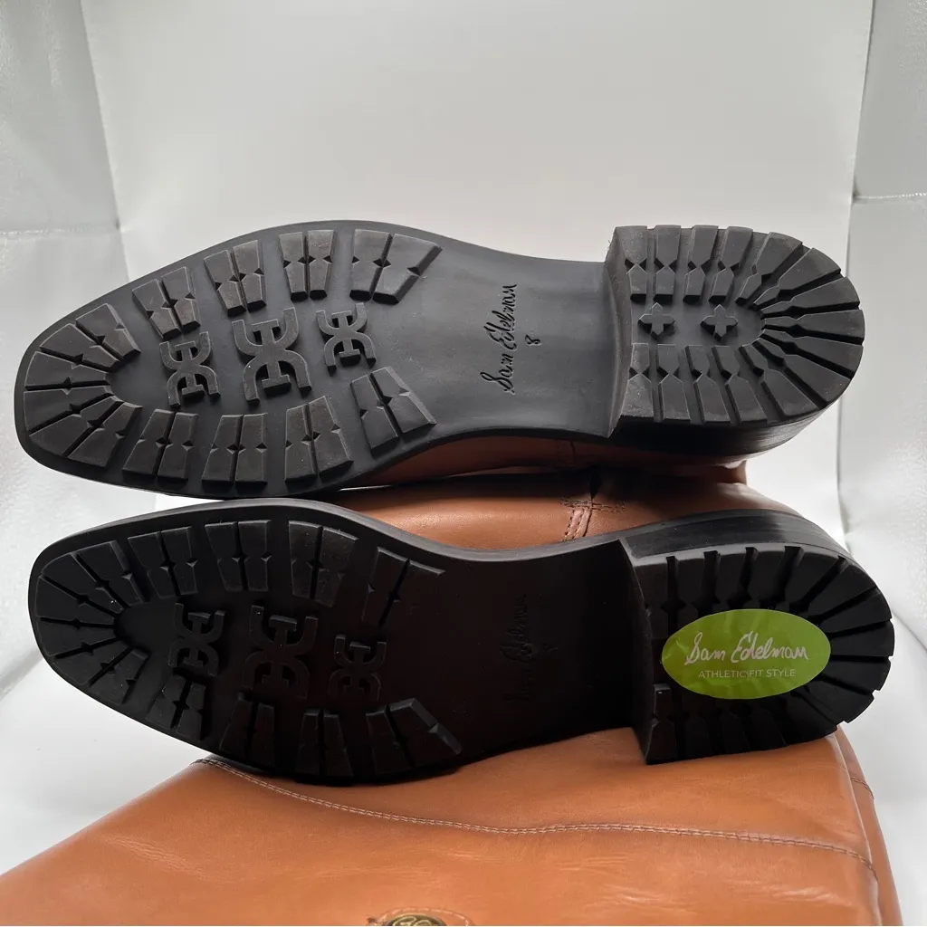 NWOB Sam Edelman Women's Drina Wide Calf Knee High Boot size 8 brown leather - Image 6