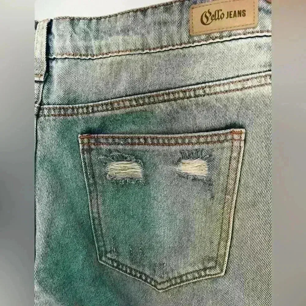 Cello Distressed Boyfriend Jeans Size 11 - Image 3