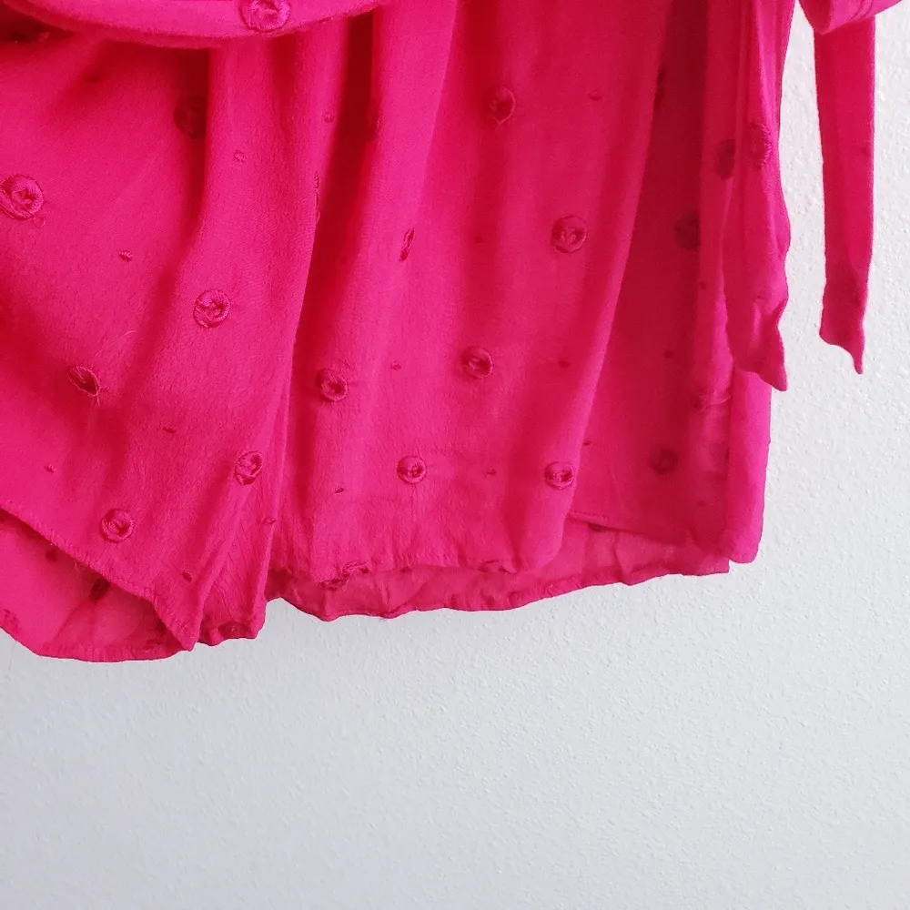 Anthropologie TWA Greenbrier Embroided Mock Wrap Romper - Image 7