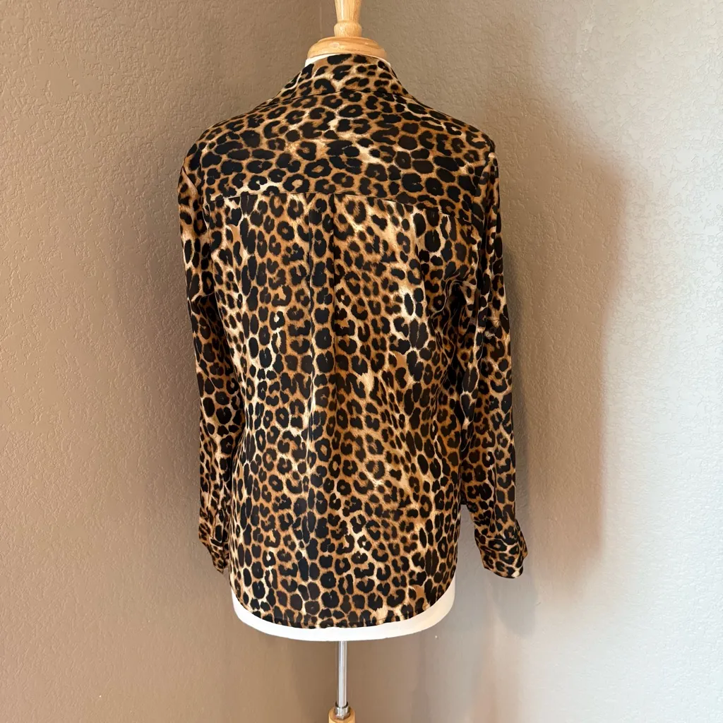 Express Animal Print Portofino Button-Down Shirt - Image 3
