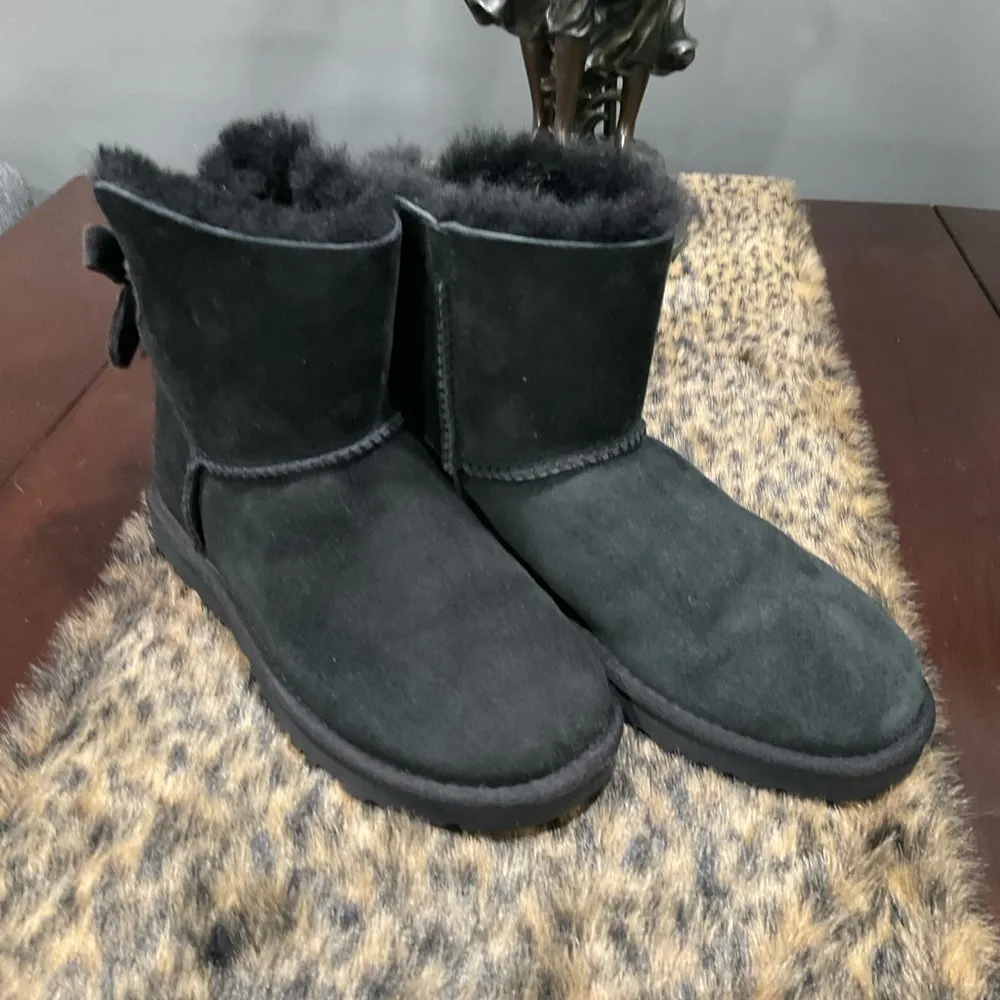 UGG CORDUROY SINGLE BOW BOOTS - Image 7