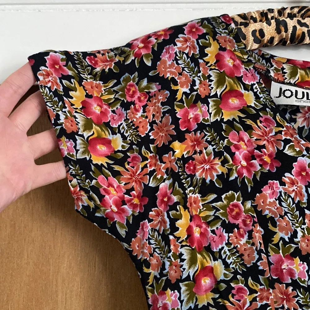 Vintage 90s Joule Energy floral swing dress, size small - Image 11