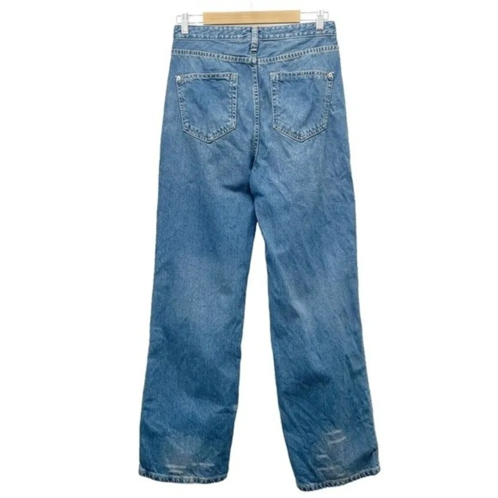 Anthropologie Pilcro The Joey High-Rise Straight Jeans Blair Wash Womens Size 27 - Image 2