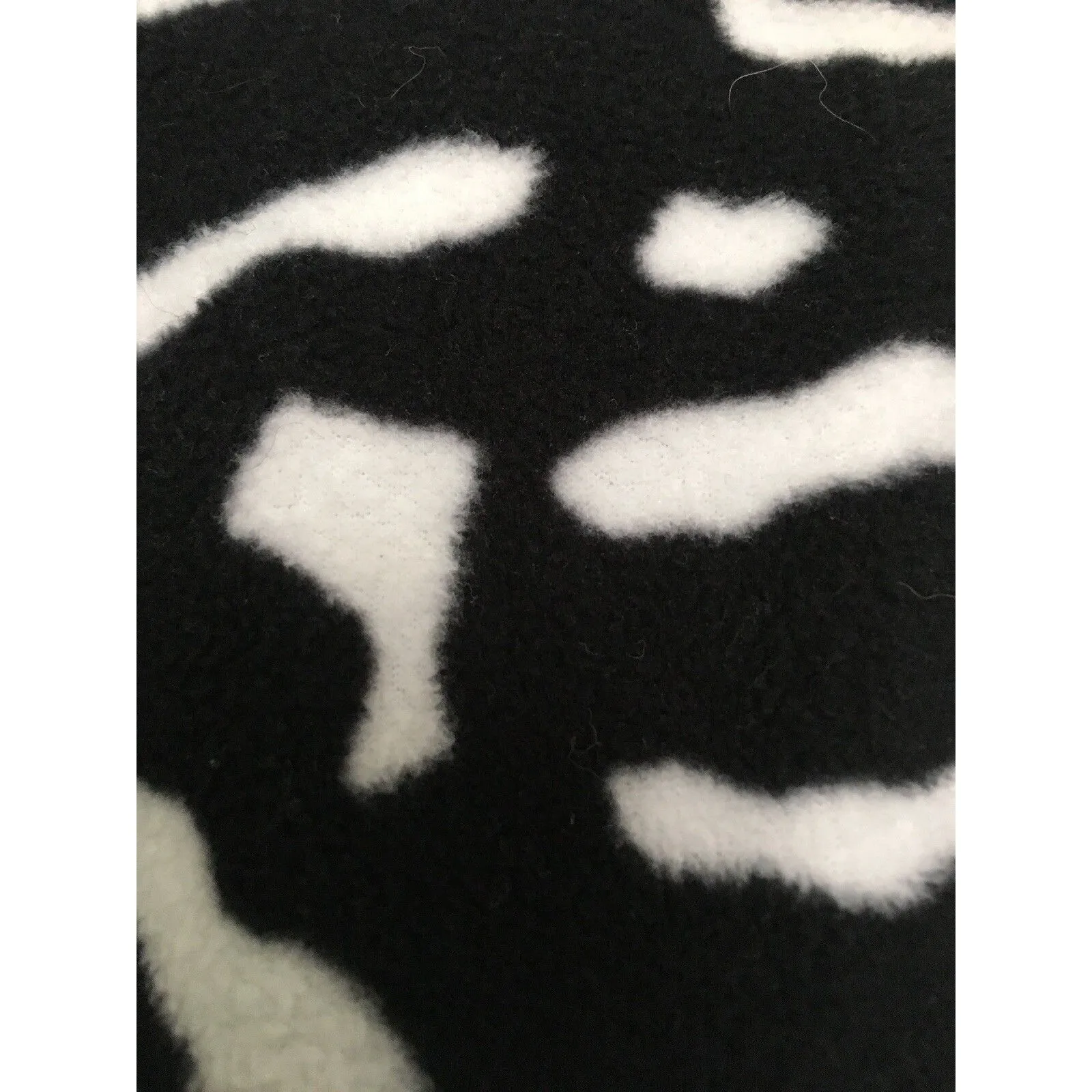 Nick & Nora Adult Unisex Zebra Print Footed  Onsies Pajamas Size M Black White - Image 7