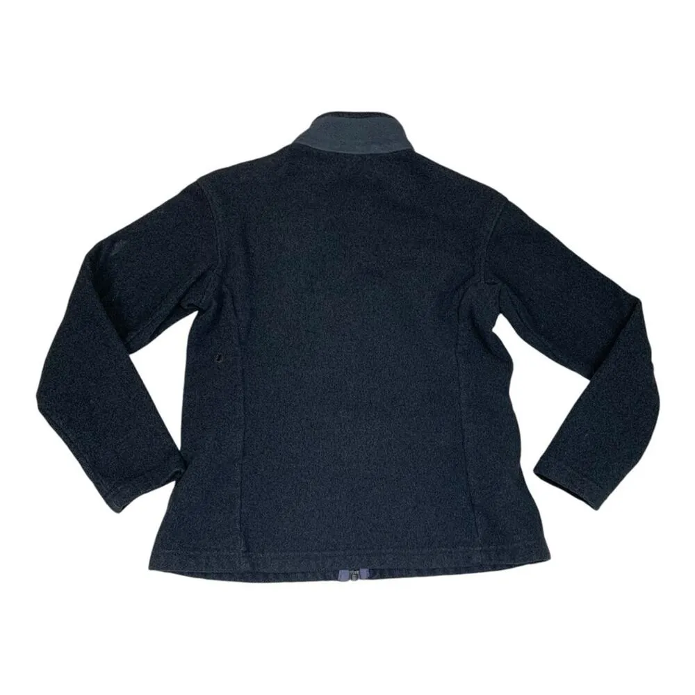 Patagonia women's small synchilla fleece zip up jacket flaw blue gorp hiking - Image 2