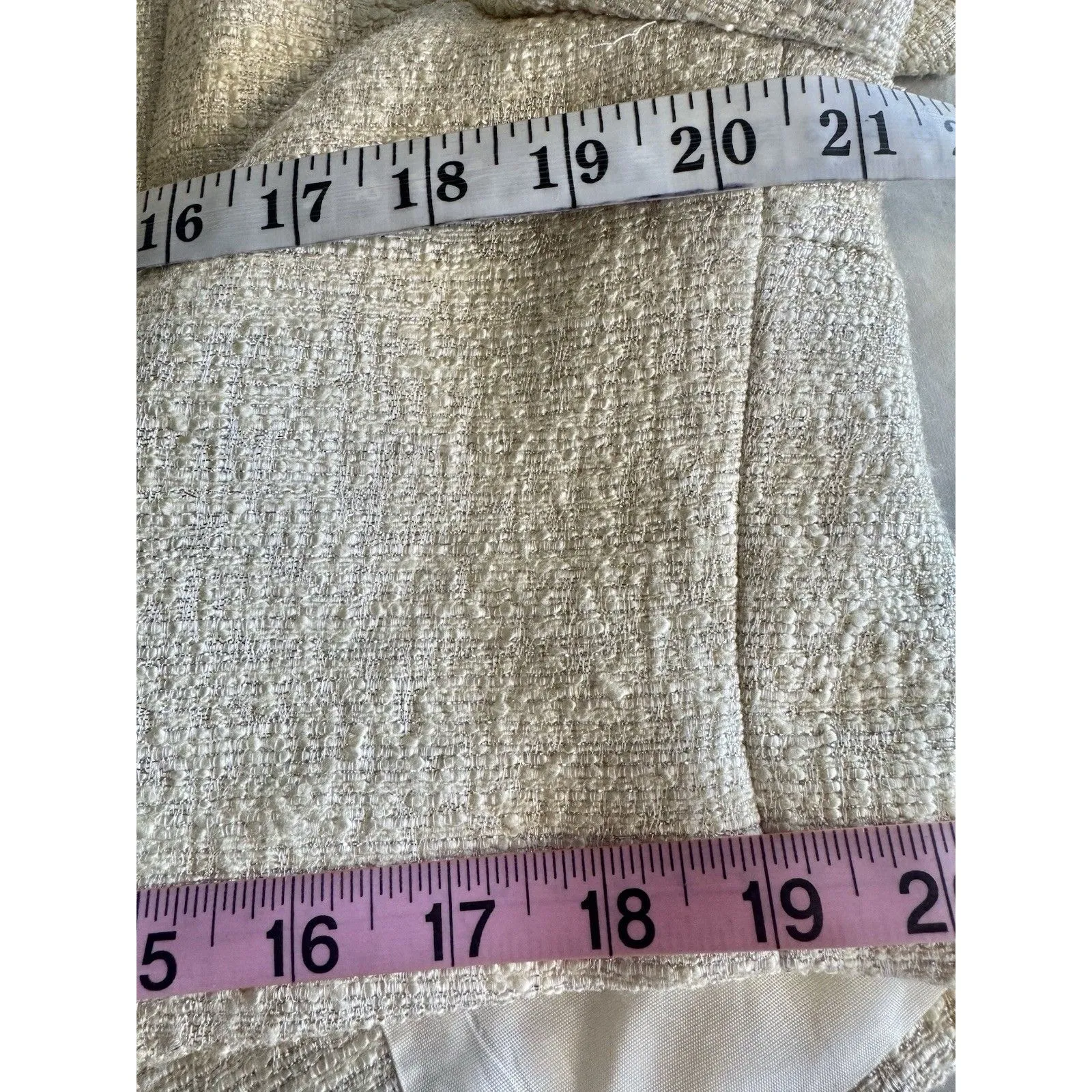 Sonia Pena Tweed Cropped Jacket Sz Large Bolero Mother Of The Bride Formal - Image 10