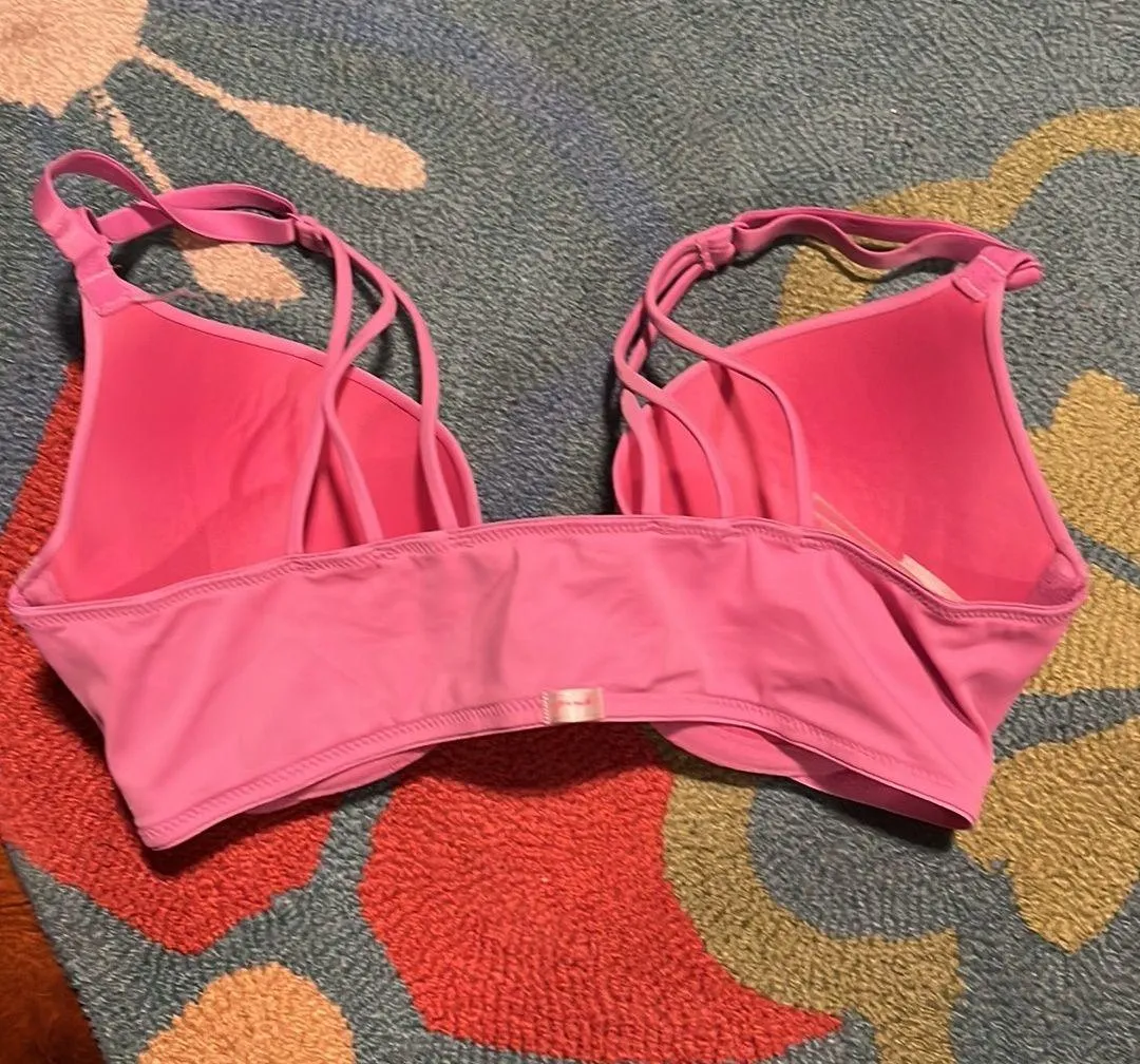 PINK Snap in the Front Bra - Image 2