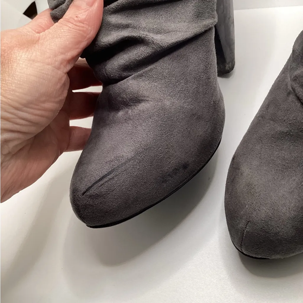 Chinese Laundry Wiz Scrunched Bootie. Size 7.5. Gray - Image 10