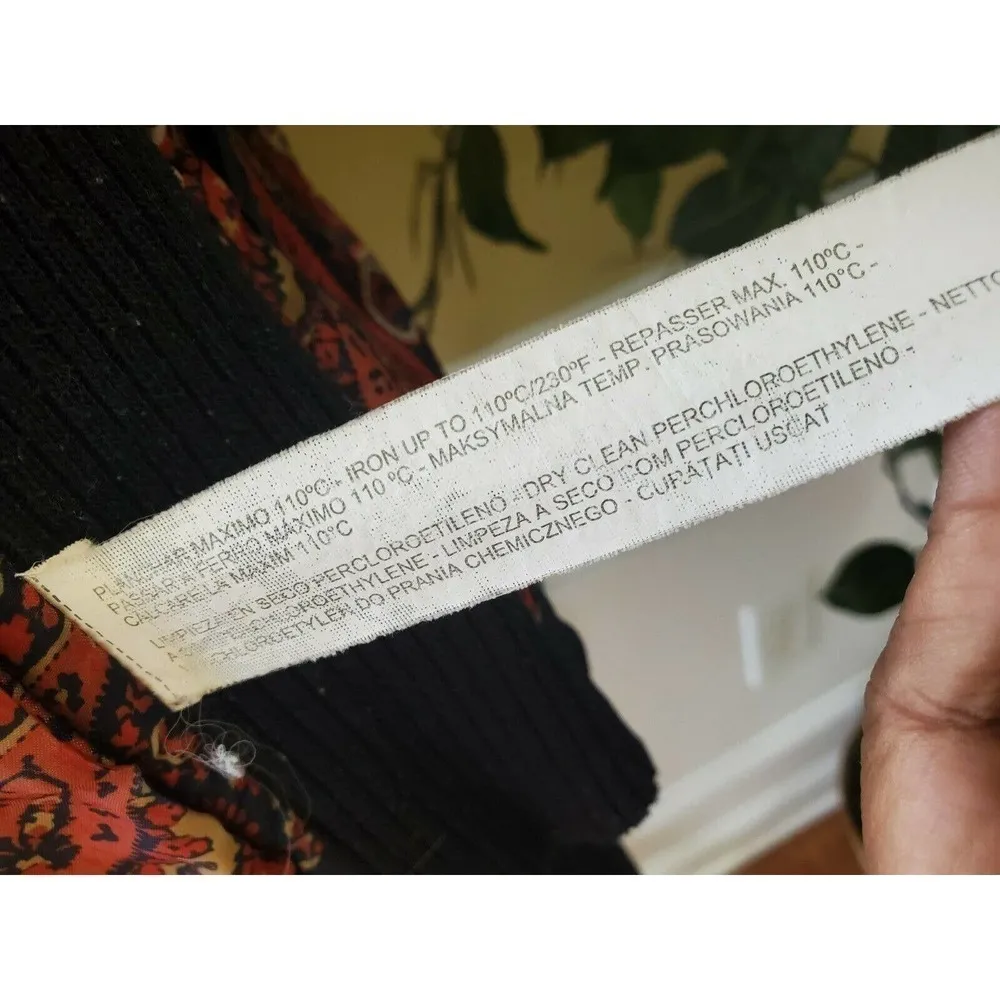 Stradivarius Navy Coat Full Zip Size Small - Image 10