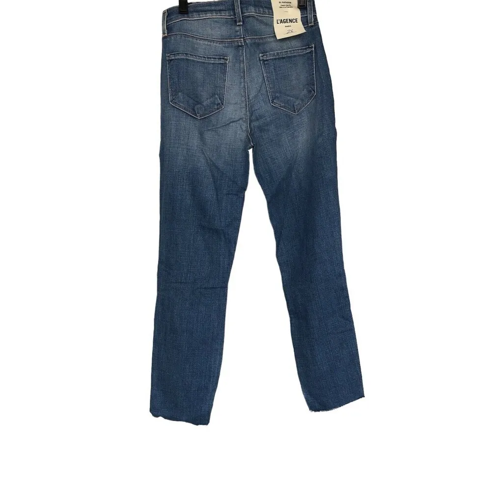 El Matador French Slim Jeans Denim Blue Size 26 New w/tag - Image 2